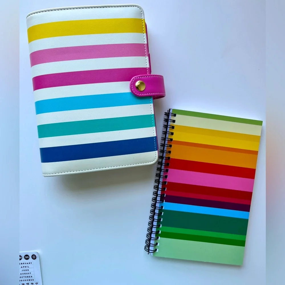 Stripes Notebook and calendar planner